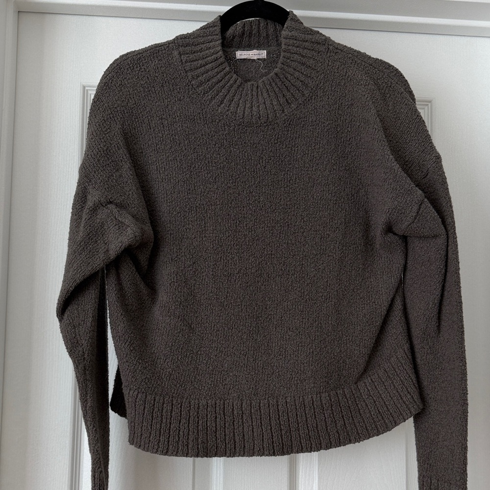 Melrose and Market Dark Gray Turtleneck Sweater
